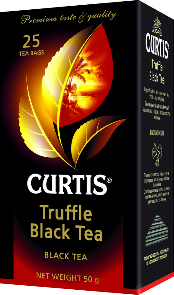 Энлигрия отзывы. Чай Curtis Truffle. Чай Curtis Truffle Black Tea. Чай черный Curtis Truffle в пакетиках. Кертис Блэк трюфель.