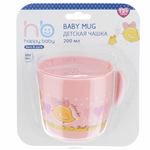 Детская чашка "Happy Baby", цвет: розовый. 15006