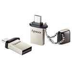 USB Flash Drive 8Gb - Apacer AH175 Mobile OTG microUSB/USB AP8GAH175B-1