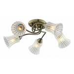 Потолочная люстра IDLamp 245/5PF-Oldbronze