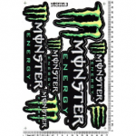 MOTOPITER Наклейки MONSTER ENERGY 009