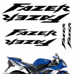 CRAZY IRON Комплект наклеек &quot;Yamaha Fazer2&quot; wite