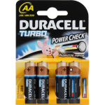 Батарея Duracell AA Turbo 4BL (блистер 4 шт.)