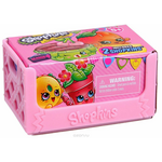 Shopkins Набор фигурок в корзиночке цвет ярко-розовый 2 шт