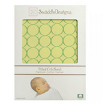 SWADDLE DESIGNS Inc. США простынь детская Fitted Crib Sheet Pure Green Mod