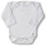 SWADDLE DESIGNS Inc. США боди bodysuit Long Sleeve  WHIte w/PP Dots 6-12 мес