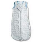 SWADDLE DESIGNS спальный мешок zzzZipMe Sack 3-6 мес. Pastl Blue Puff C