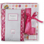 SWADDLE DESIGNS Inc. США подарочный набор для новорожденного Gift Set Fuchsia Dot/Heart