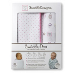 SWADDLE DESIGNS Inc. США комплект пеленок Swaddle Duo PK Peace/LV/SW