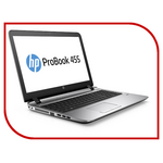 Ноутбук HP ProBook 455 G3 P4P65EA AMD A10-8700P 1.8 GHz/4096Mb/500Gb/DVD-RW/AMD Radeon R6/Wi-Fi/Bluetooth/Cam/15.6/1366x768/Windows 7 64-bit