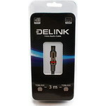 Кабель Delink TOSLINK-TOSLINK Metall Grey 3,0м