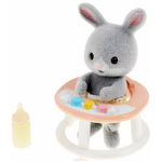 Sylvanian Families Фигурка Малыш крольчонок в ходунках 3380_крольчонок в ходунках