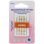 Hemline Иглы для бытовых швейных машин кожа № 100. 104.100