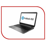 Ноутбук HP ProBook 450 G2 K9L17EA Intel Core i3-5010U 2.1 GHz/4096Mb/500Gb/DVD-RW/Intel HD Graphics/Wi-Fi/Bluetooth/Cam/15.6/1366x768/Windows 7 64-bit