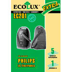 Набор пылесборники  + фильтры EcoLux ЕС-201 Extra