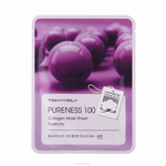 TonyMoly Тканевая маска с экстрактом коллагена PPURENESS 100 COLLAGEN MASK SHEET-ELASTICITY, 21 мл SS05016000