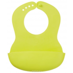 Happy Baby Нагрудник мягкий Baby Plastic Lime 16000 LIME