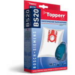 Topperr BS20 фильтр для пылесосов Bosch, Siemens, 4 шт 1401