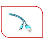 Аксессуар Gembird Cablexpert USB AM/microBM 5P 1m Blue CC-mUSB2bl1m