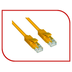 Аксессуар Greenconnect UTP 24AWG cat.5e RJ45 T568B 0.10m Yellow GCR-LNC02-0.1m