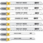 Набор полотен по дереву для электролобзика (10 шт.) fit 41013