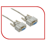 Аксессуар Greenconnect COM DB9/DB9 9F/9F 10m Grey GCR-DB901-10m