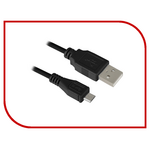 Аксессуар Greenconnect PRO Micro USB 2.0 AM - Micro B 5pin 0.4m Black Transparent GCR-UA2MCB12-BD2S-0.4m GCR-UA2MCB1-BD2S-0.4m