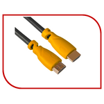 Аксессуар Greenconnect HDMI M/M v1.4 1.5m Black-Yellow GCR-HM340-1.5m