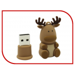 USB Flash Drive 8Gb - SmartBuy NY Series Caribou-Q Brown SB8GBCaribouQ