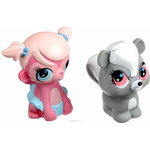 Играем вместе Набор игрушек для ванной Littlest Pet Shop Обезьянка и cкунс 167R-PVC_Обезьянка и Скунс