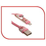 Аксессуар IQ Format Сова Micro USB - Lightning Pink