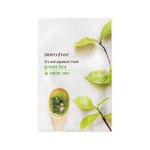 Тканевая маска InnisFree It's Real Squeeze Mask Green Tea (Объем 20 мл)