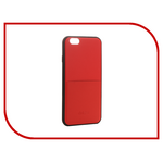 Аксессуар Чехол Dotfes G02 Carbon Fiber Card Case для APPLE iPhone 6 Plus/6s Plus Red 47059