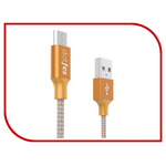 Аксессуар Dotfes USB - Micro USB A06M 2.5A 1m Orange 14652