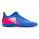 Бутсы для футзала для мальчика adidas "X 16.3 in j", цвет: синий, красный. BB5720. Размер 4 (36)