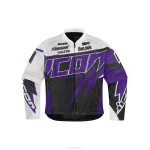 Мотокуртка женская Icon "Icon Spaztyk Street Jersey", цвет: фиолетовый. Размер XS 2822-0657