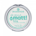 Пудра essence All About Matt! Fixing Compact Powder Waterproof (Цвет Fixing Compact Powder Waterproof variant_hex_name EBEAE8)