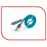 Аксессуар Pineng PN-301 USB-microUSB/Lighting Light Blue