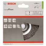 Щетка коническая (100 мм; м14) inox bosch 2608622108