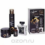 Dikson ArgaBeta Beauty Essence Набор: туалетная вода, содержащая феромоны, объемом 100 мл с освежающими мужскими нотами; шампунь и маска для заботы о здоровье волос (по 250 мл) и ухаживающее масло (30 мл)