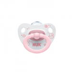 Пустышка силиконовая NUK Baby Rose для сна с кольцом, размер 2 4008600096788