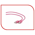 Аксессуар Gembird UTP Cablexpert cat.5e 2m Pink PP12-2M/RO