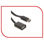 Аксессуар BROSCO OTG USB - USB Type-C Black OTG-CABLE-02-BLACK