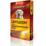 Капли дерматологические "CitoDerm" для собак 10-30 кг, для шерсти и кожи, 4 х 3 мл D102