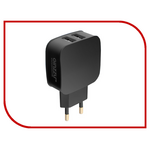 Зарядное устройство Ginzzu 2xUSB 2.1A Black GA-3008B