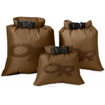 Гермомешок Outdoor Research "Dry Ditty Sacks PAK-3", цвет: коричневый, 3 шт 2428240014