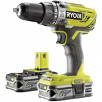 Ударная дрель-шуруповерт ryobi r18pd3-225s