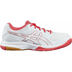 Кроссовки женские Asics Gel-Rocket 8, цвет: белый, розовый. B756Y-0119. Размер 7 (36,5)