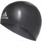 Шапочка для плавания Adidas "Silicone 3D Cap", цвет: черный. Размер M M34112