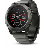 Часы спортивные Garmin "Fenix 5X Sapphire", цвет: серый. 010-01733-03